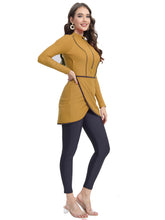 Load image into Gallery viewer, 2024 Women Modest Muslim Swimwear Sport Long Sleeves Swimsuit 3pcs Burkini + Bra Pad