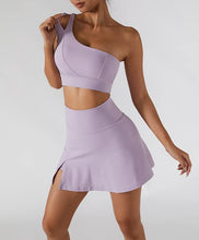 Load image into Gallery viewer, Tennis Skorts Fitness Badminton Sports Skirt With Shorts Nylon Mini Yoga bottoms