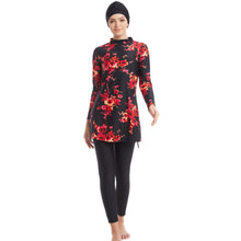 Load image into Gallery viewer, Ink Painting Modest Muslim Swimwear Burkini