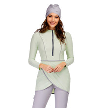 Load image into Gallery viewer, Light Green Muslim Swimwear Burkini