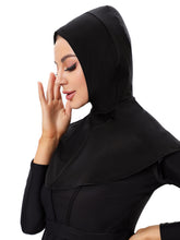 Load image into Gallery viewer, Women's Swim Hijabs Full Coverage Swim Scarf Sun Protective - Black