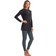 Load image into Gallery viewer, Scarf Collar Style Modest Muslim Swimwear Burkini