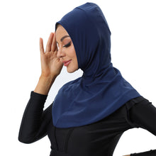 Load image into Gallery viewer, Women's Swim Hijabs Full Coverage Swim Scarf Sun Protective - Navy Blue