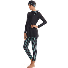 Load image into Gallery viewer, Scarf Collar Style Modest Muslim Swimwear Burkini