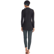 Load image into Gallery viewer, Scarf Collar Style Modest Muslim Swimwear Burkini
