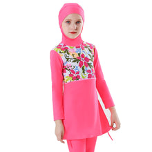 Load image into Gallery viewer, Full covered Modest Muslim Swimwear Burkini For Girl Pink