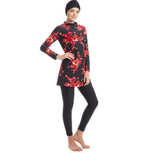 Load image into Gallery viewer, Ink Painting Modest Muslim Swimwear Burkini