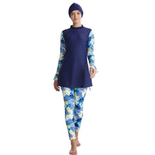 Load image into Gallery viewer, Sleeve print Modest Muslim Swimwear Burkini