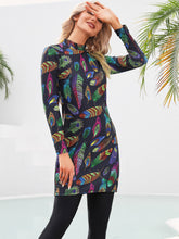 Load image into Gallery viewer, Ink Painting Modest Muslim Swimwear Burkini With Hijab