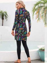 Load image into Gallery viewer, Ink Painting Modest Muslim Swimwear Burkini With Hijab