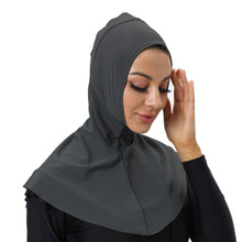 Load image into Gallery viewer, Women's Swim Hijabs Full Coverage Swim Scarf Sun Protective - Dark grey