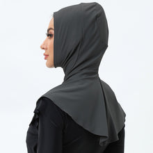 Load image into Gallery viewer, Women's Swim Hijabs Full Coverage Swim Scarf Sun Protective - Dark grey