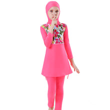 Load image into Gallery viewer, Full covered Modest Muslim Swimwear Burkini For Girl Pink