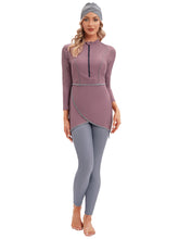 Load image into Gallery viewer, Cherry Blossoms Muslim Swimwear Burkini with Bra Pad