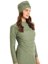 Load image into Gallery viewer, Modest Swimsuit Muslim Swimwear Burkini + Turban