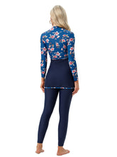 Load image into Gallery viewer, Cherry Blossoms Muslim Swimwear Burkini with Bra Pad
