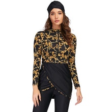 Load image into Gallery viewer, Modest swimsuit Burkini Gold