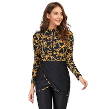 Load image into Gallery viewer, Modest swimsuit Burkini Gold