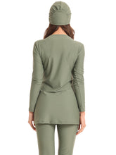 Load image into Gallery viewer, Modest Swimsuit Muslim Swimwear Burkini + Turban