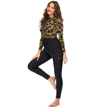 Load image into Gallery viewer, Modest swimsuit Burkini Gold