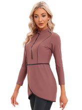Load image into Gallery viewer, 2023 Women Modest Muslim Swimwear Sport Long Sleeves Swimsuit 3pcs Burkini + Bra Pad
