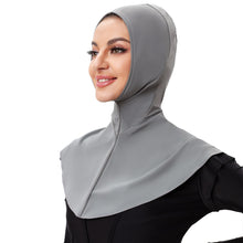 Load image into Gallery viewer, Women's Swim Hijabs Full Coverage Swim Scarf Sun Protective - Grey