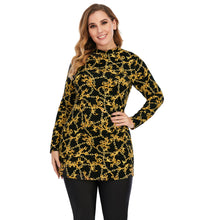 Load image into Gallery viewer, Golden chain Print Muslim Swimwear Burkini