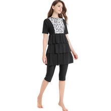 Load image into Gallery viewer, 3 Layer  Skirt CROP Burkini For Women