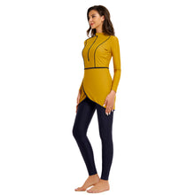 Load image into Gallery viewer, Solid Black Muslim Swimwear Burkini Ginger