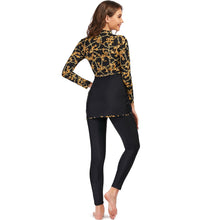 Load image into Gallery viewer, Modest swimsuit Burkini Gold