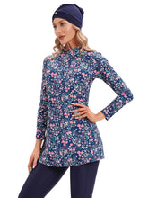 Load image into Gallery viewer, Blue Print Modest Muslim Swimwear Burkini