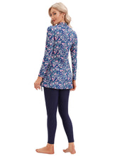 Load image into Gallery viewer, Blue Print Modest Muslim Swimwear Burkini