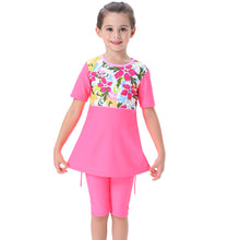 Load image into Gallery viewer, Semi-Covered Burkini for Kid pink