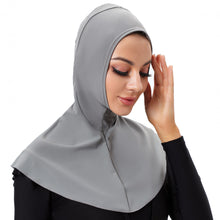 Load image into Gallery viewer, Women's Swim Hijabs Full Coverage Swim Scarf Sun Protective - Grey