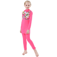 Load image into Gallery viewer, Full covered Modest Muslim Swimwear Burkini For Girl Pink