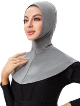 Load image into Gallery viewer, Women's Swim Hijabs Full Coverage Swim Scarf Sun Protective - Grey