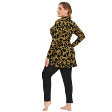 Load image into Gallery viewer, Golden chain Print Muslim Swimwear Burkini