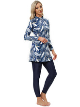 Load image into Gallery viewer, Modest Muslim Swimwear Burkini Banana Leaf