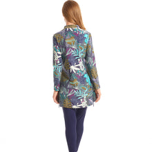 Load image into Gallery viewer, Green Floral Print Modest Muslim Swimwear Burkini