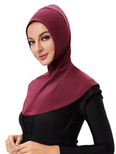 Load image into Gallery viewer, Women's Swim Hijabs Full Coverage Swim Scarf Sun Protective - Wine Red