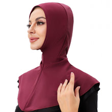 Load image into Gallery viewer, Women's Swim Hijabs Full Coverage Swim Scarf Sun Protective - Wine Red