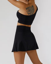 Load image into Gallery viewer, Tennis Skorts Fitness Badminton Sports Skirt With Shorts  Nylon Mini Yoga bottoms
