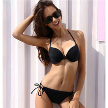 Load image into Gallery viewer, Sexy Solid  Bikinis  Women Swimsuit
