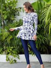Load image into Gallery viewer, Modest Swimsuit  Muslim Swimwear Burkini + Turban +Bra Pad Black
