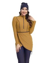 Load image into Gallery viewer, 2024 Women Modest Muslim Swimwear   Sport Long Sleeves Swimsuit 3pcs  Burkini + Bra Pad
