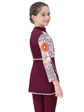 Load image into Gallery viewer, Full covered Modest  Muslim Swimwear Burkini For Girl Red
