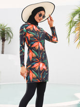 Load image into Gallery viewer, Modest Muslim Swimwear Burkini Maple Leaf With Hijab
