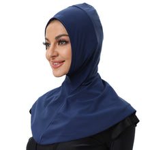 Load image into Gallery viewer, Women&#39;s Swim Hijabs Full Coverage Swim Scarf Sun Protective - Navy Blue
