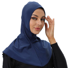 Load image into Gallery viewer, Women&#39;s Swim Hijabs Full Coverage Swim Scarf Sun Protective - Navy Blue
