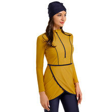 Load image into Gallery viewer, Solid Black Muslim Swimwear Burkini Ginger
